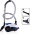 Dirt Devil Stofzuiger met Zak DD2002 - Vacuum Cleaner met HEPA 10 Filter - Stofzuiger met Combiborstel en Kierenzuigmond 800W - Wit