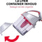 Dirt Devil Stofzuiger zonder Zak DD2502 - Vacuum Cleaner 700W HEPA 12 Filter - Cycloon Stofzuiger met Combiborstel, Kierenzuigmond en Parketzuigmond - Stofopvangbak 1,8 L - Grijs/Rood
