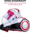 Dirt Devil Stofzuiger zonder Zak DD2502 - Vacuum Cleaner 700W HEPA 12 Filter - Cycloon Stofzuiger met Combiborstel, Kierenzuigmond en Parketzuigmond - Stofopvangbak 1,8 L - Grijs/Rood