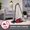 Dirt Devil Stofzuiger zonder Zak DD2503 - Vacuum Cleaner 800W HEPA 12 Filter - Cycloonstofzuiger met Combiborstel, Kierenmondstuk en Meubelopzetstuk - Stofopvangbak 2,2 L - Grijs/Rood