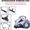 Dirt Devil Stofzuiger zonder Zak DD2504 - Vacuum Cleaner 700W HEPA 12 Filter - Cycloonstofzuiger met Combiborstel, Parketborstel en Kierenzuigmond - Stofopvangbak 2,7 L - Wit