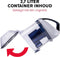 Dirt Devil Stofzuiger zonder Zak DD2504 - Vacuum Cleaner 700W HEPA 12 Filter - Cycloonstofzuiger met Combiborstel, Parketborstel en Kierenzuigmond - Stofopvangbak 2,7 L - Wit