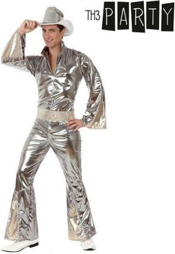 Disco man zilver maat M-L - Maat M-L