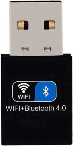 Techvavo® Draadloze USB WiFi Bluetooth Adapter - USB2.0 Dongle - WiFi BT4.0