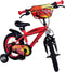 Disney Cars Kinderfiets - Jongens - 14 inch - Rood - Twee handremmen