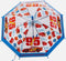 Disney Cars Paraplu - Kinderparaplu - Transparant