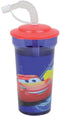 Disney Cars Serviesset voor Kinderen - FUN HOUSE - 006378 - Glas, Diep Bord, Glas met Rietje en 2 Besteksets