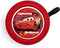Disney Fietsbel Cars Jongens 55 Mm Staal Rood/zwart