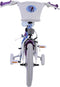 Disney Frozen 2 Kinderfiets - Meisjes - 14 inch - Blauw/Paars - Twee handremmen