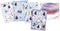 Disney Frozen 70 Raamstickers Totum verplaatsbare stickers niet permanent - Sint schoencadeau - voor thuis en op reis - incl. speelachtergrond