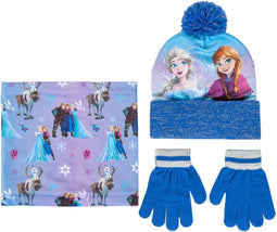 Disney Frozen Winterset Handschoenen Muts en Sjaal Meisjes