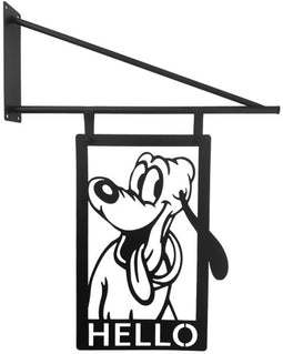 Disney Home - Metal Door Sign / Metalen Deurbord - Hello - Pluto