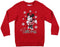 Disney kersttrui - Minnie Mouse - Mickey Mouse - Rood - Kerst - Feestdagen - Unisex - Maat 146 - Inclusief cadeauverpakking