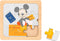 Disney Legpuzzels Mickey Mouse Junior 22 Cm Hout 3-delig