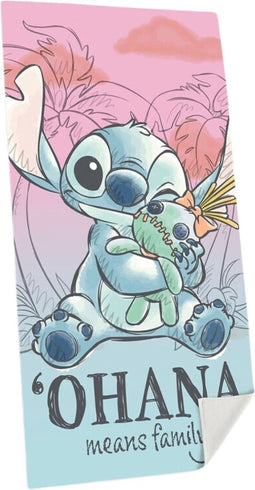 Disney Lilo & Stich strandlaken - Badhanddoek - 100% Katoen - 70 x 140 CM
