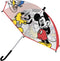 Disney Mickey Mouse paraplu - rood - D66 cm - voor kinderen