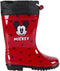 Disney - Mickey - Rubberen regenlaarzen rood - Maat 28