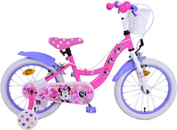 Disney Minnie Kinderfiets - Meisjes - 16 inch - Roze - Twee handremmen