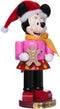 Disney® Minnie Mouse Met Kerstkoekje Notenkraker- Notenkraker - Kerstkoekje - Decoratie - Kerstversiering - Woonkamer decoratie - Disney - Minnie Mouse