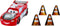 Disney Pixar Cars Disney en Pixar Cars - Wereldwijde Racers Cup Drift en Race Bliksem McQueen