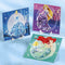 Disney Princess Totum knutselset prinsessen glitter kaarten vullen met Elsa, Ariel en Assepoester - knutselen