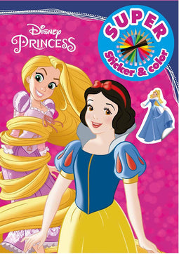 Disney Prinses Sticker & Color Kleurboek