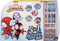 Disney - Spidey - 5 in 1 Activity Set - Tekenset met Kleurstiften Kleurpotloden Waskrijtjes Stickers en Kleurplaten (113-delig)