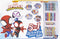 Disney - Spidey - 5 in 1 Activity Set - Tekenset met Kleurstiften Kleurpotloden Waskrijtjes Stickers en Kleurplaten (113-delig)