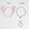Disney Stitch en Angel Haarband Ketting Armband Sierraad Meisjes Roze