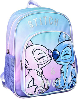 Disney Stitch en Angel Rugzak Meisjes 2 Vakken - Hoogte 38cm