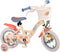 Disney Stitch Kinderfiets - Meisjes - 12 inch - Crème Koraal Blauw
