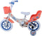 Disney Stitch Kinderfiets Meisjes 12 inch Creme Koraal Blauw