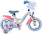 Disney Stitch Kinderfiets Meisjes 12 inch Twee handremmen Crème Koraal Blauw