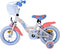 Disney Stitch Kinderfiets Meisjes 12 inch Twee handremmen Crème Koraal Blauw