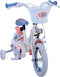 Disney Stitch Kinderfiets Meisjes 12 inch Twee handremmen Crème Koraal Blauw
