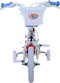Disney Stitch Kinderfiets Meisjes 12 inch Twee handremmen Crème Koraal Blauw