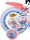 Disney Stitch Kinderfiets Meisjes 12 inch Twee handremmen Crème Koraal Blauw