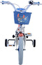 Disney Stitch Kinderfiets - Meisjes - 14 inch - Creme Koraal Blauw - Twee handremmen
