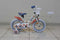 Disney Stitch Kinderfiets - Meisjes - 14 inch - Crème Koraal Blauw