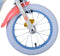Disney Stitch Kinderfiets - Meisjes - 14 inch - Crème Koraal Blauw - Twee handremmen