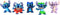 Disney Stitch - Set van 5 Speelfiguren