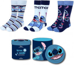 Disney Stitch Sokken Dames Heren - 3 Paar - Maat 36/43 - One size