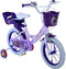Disney Wish Kinderfiets - Meisjes - 14 inch - Paars - Twee handremmen