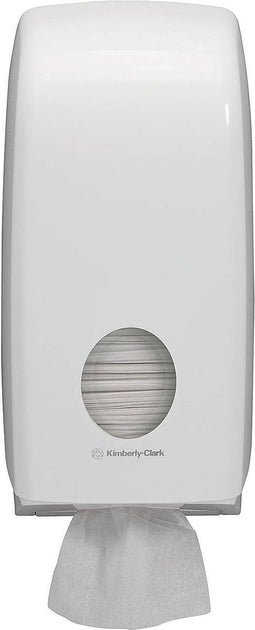 Dispenser aquarius 6946 toiletpap tissue vouw wit