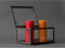 Display case - vitrinekast 28x22x15,5 cm - transparant kunststof