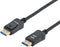 DisplayPort 2.1 Kabel, 1,0 m, 16K/60Hz, 40Gbps