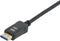 DisplayPort 2.1 Kabel, 1,0 m, 16K/60Hz, 40Gbps