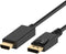 DisplayPort Cable Ewent EC1430 HDMI Black