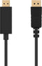 DisplayPort Cable Ewent EC1430 HDMI Black