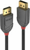 DisplayPort Cable LINDY 36484 Black Black/Grey 5 m